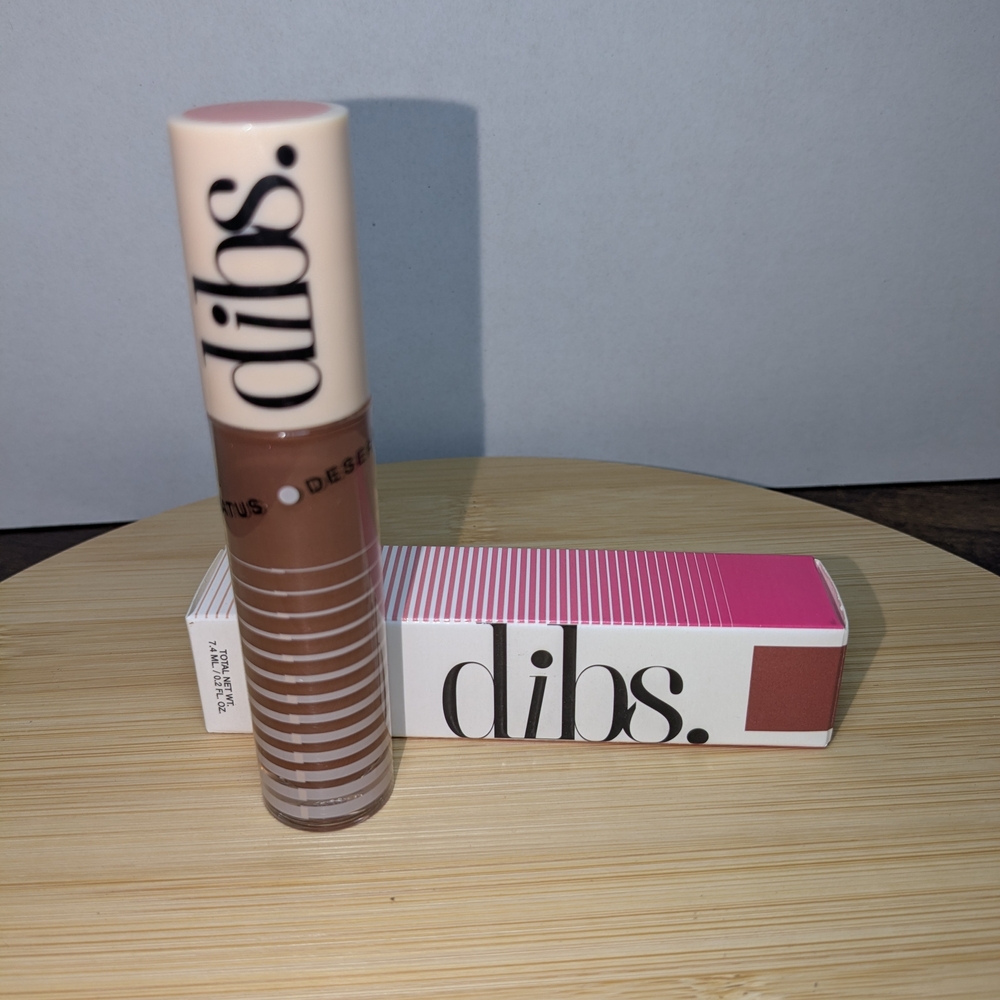 Dibs Glossy Balm- Shade 1987, Mocha Brown with Shimmer